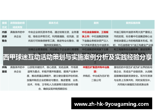 西甲球迷互动活动策划与实施案例分析及实践经验分享