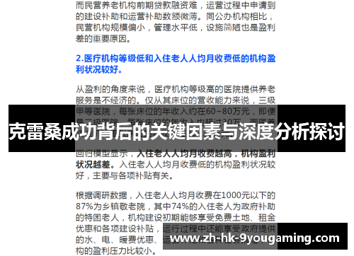 克雷桑成功背后的关键因素与深度分析探讨